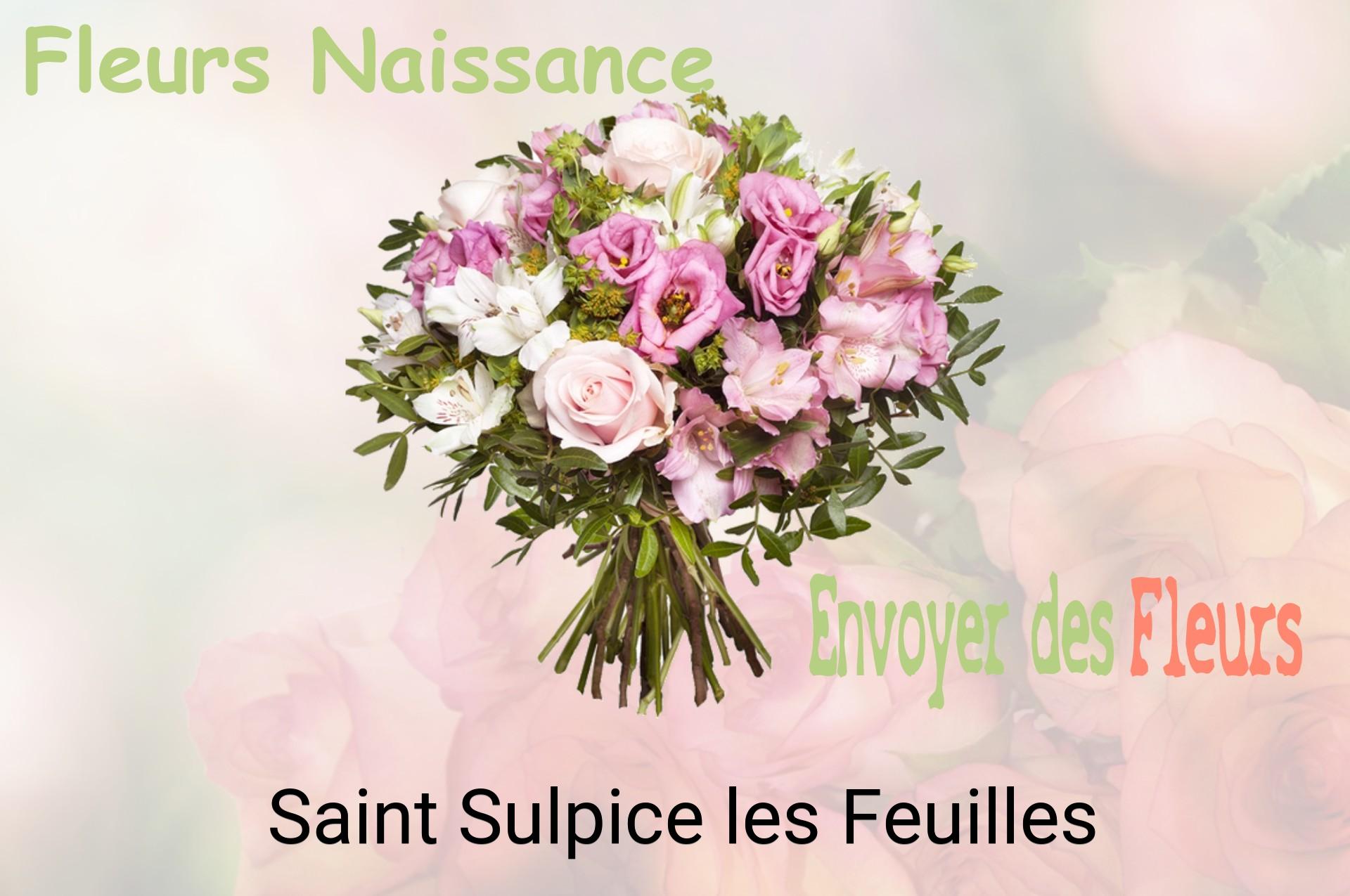 Bouquet de fleurs de naissance livré à Saint-Sulpice-les-Feuilles